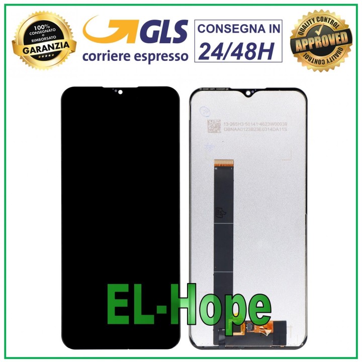 Écran LCD tactile assemble' noir pour Doogee X95/X95 Pro