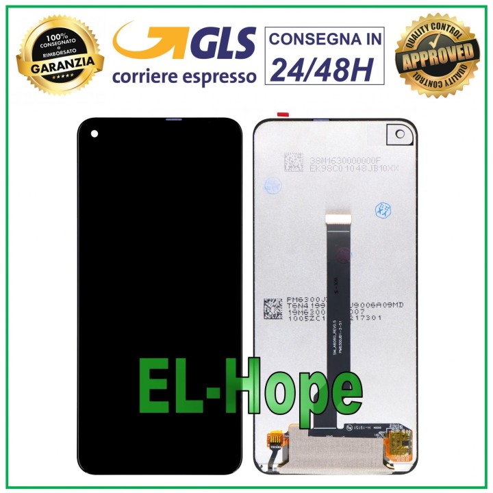 Écran LCD tactile Samsung Galaxy M40 SM-M405 / A60 SM-A606 en verre noir