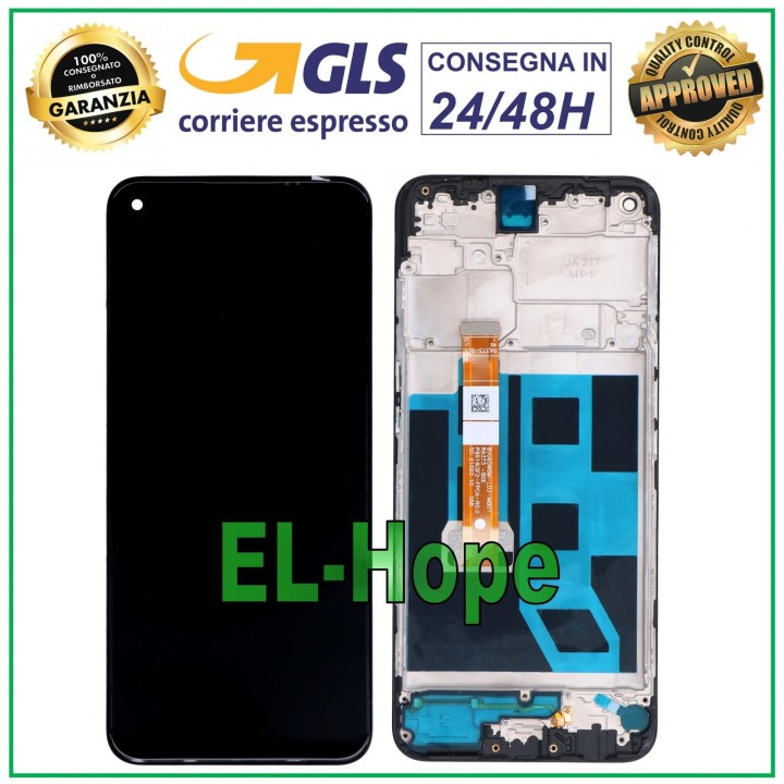 Écran tactile LCD + châssis pour Oppo A53S (CPH2135) / A53 (CPH2127) / A33 (CPH2137)
