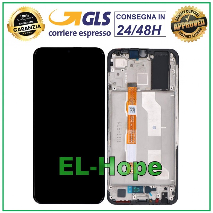 Écran LCD + châssis pour VIVO Y33S 13MgP V2109, e'cran tactile en verre noir