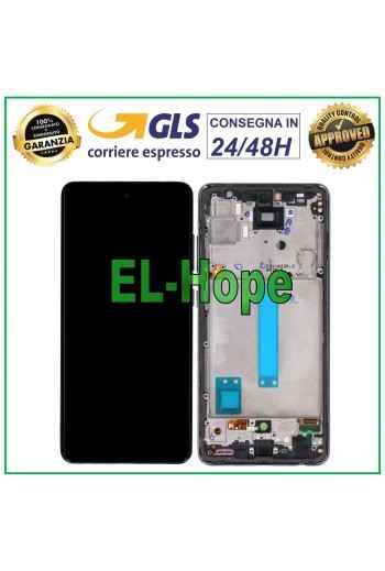 Écran tactile LCD TFT noir pour Samsung Galaxy A52S 5G SM-A528 A528B