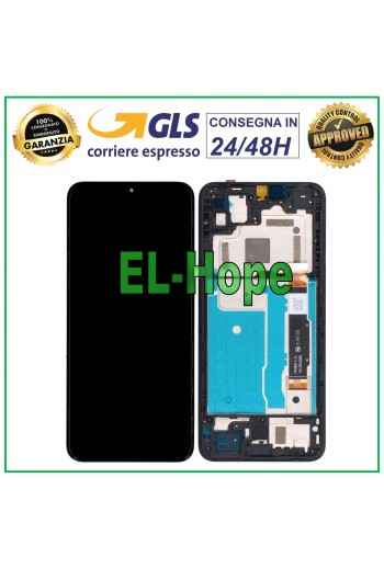 Écran LCD + cadre pour e'cran tactile TCL 20R 5G T767H, noir