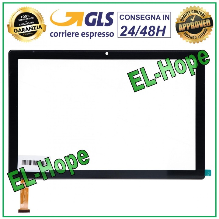 ÉCRAN TACTILE EN VERRE MEDIACOM SMARTPAD X10 M-SP1X10 ORIGINAL NOIR