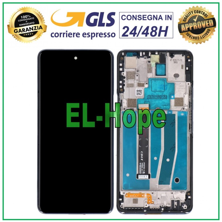 Cadre d e'cran LCD pour LG K92 5G LM-K920 LMK920N, e'cran tactile en verre noir