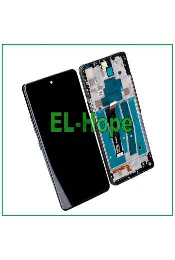 Cadre d e'cran LCD pour LG K92 5G LM-K920 LMK920N, e'cran tactile en verre noir