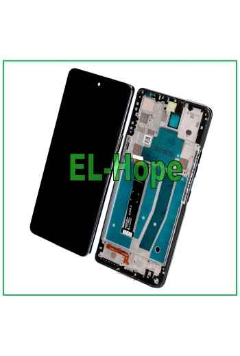 Cadre d e'cran LCD pour LG K92 5G LM-K920 LMK920N, e'cran tactile en verre noir