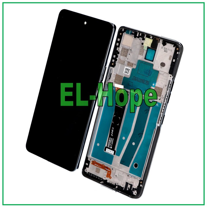 Cadre d e'cran LCD pour LG K92 5G LM-K920 LMK920N, e'cran tactile en verre noir