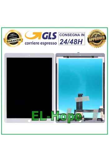 Écran LCD + e'cran tactile pour Apple iPad Pro 12,9 A1584 A1652 en verre blanc