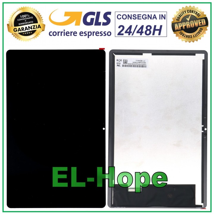 Écran tactile LCD pour tablette Lenovo Tab M10 Plus TB-125FU GEN.3, e'cran en verre noir