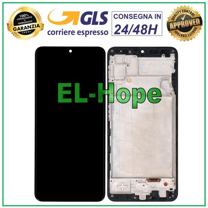 Écran LCD + châssis pour Samsung Galaxy A22 4G SM-A225 F/FN, e'cran tactile noir