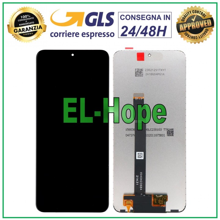 Écran LCD tactile pour Honor X8 4G TFY-LX1 TFY-L026 TFY-L036