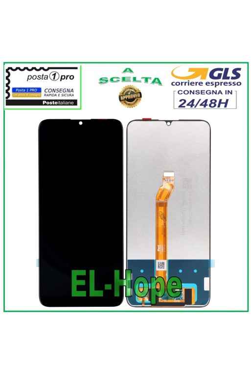 Écran LCD tactile noir pour Honor X7 CMA-LX1 LX2 LX3