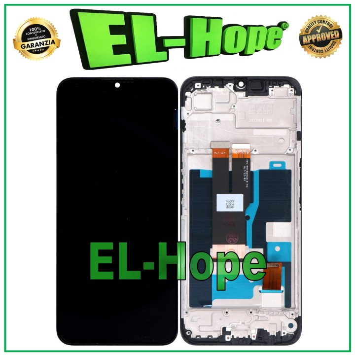 Écran LCD + châssis pour Oppo Realme C31 RMX3501, e'cran tactile en verre noir