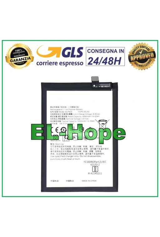 Batterie BLP805 pour Oppo A32 A33 A16 A16s A54 A74 A53 A53s A11s, identique a' l original