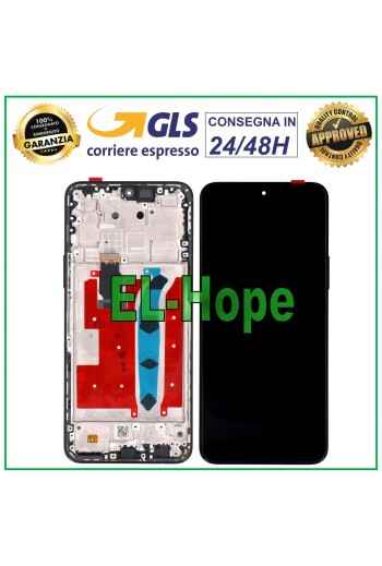Cadre d affichage pour Honor X8 4G TFY-LX1 TFY-L026 TFY-L036 Écran tactile en verre noir