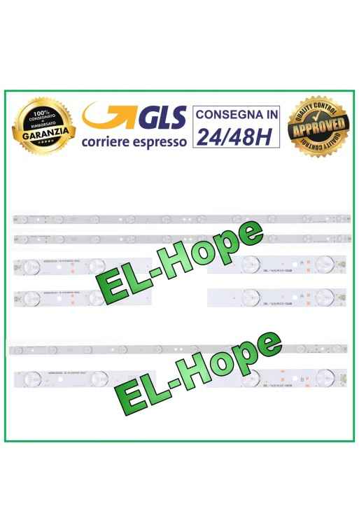 KIT 3 BANDES LED POUR TÉLÉVISEURS HAIER 3BL-T6324102-006B / 5B JS-HY33EBHD-0002
