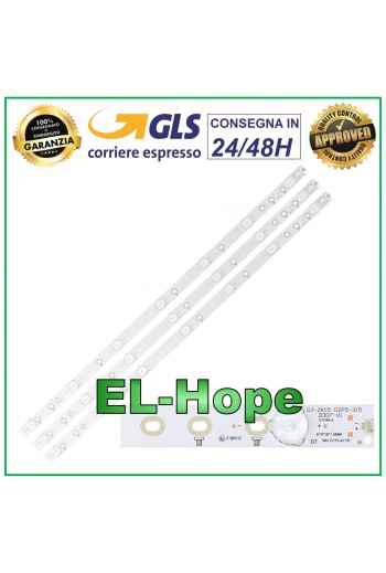 KIT 3 RUBAN LED POUR TV PHILIPS GJ-2K15 D2P5-315 D307-V1 32PFH4100 3V