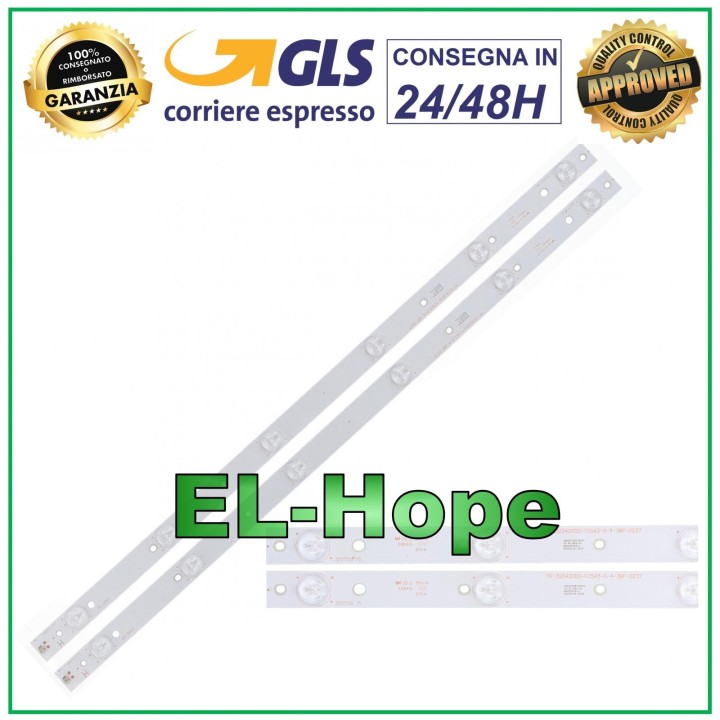 KIT 2 BARRES 6 LED POUR TV PHILIPS 320TT09 YX-32042000 32PFL3188T 32PFL3088H/12