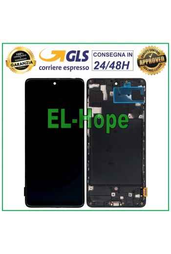 Écran LCD OLED + cadre pour Samsung Galaxy A71 SM A715 A715F Écran tactile en verre