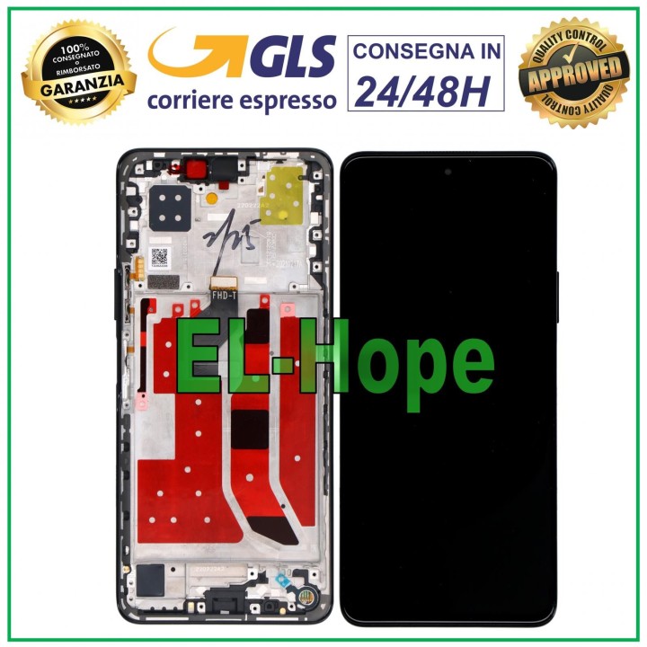 Écran LCD + châssis pour Huawei Nova 9 SE 5G JLN-LX1 LX3 AN00, e'cran tactile noir