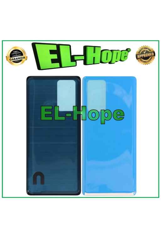 Cache batterie pour Oppo Reno 6 Pro, coque arrie're bleue