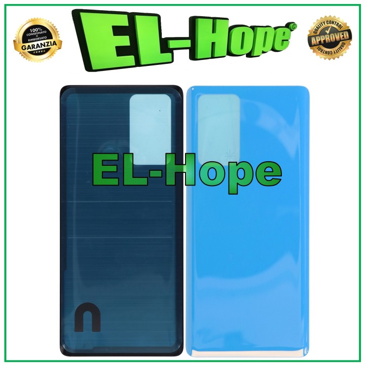 Cache batterie pour Oppo Reno 6 Pro, coque arrie're bleue