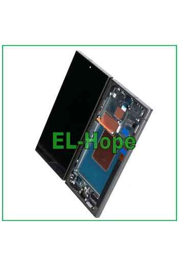 Écran tactile OLED LCD + cadre pour Samsung Galaxy S24 Ultra SM-S928 Noir