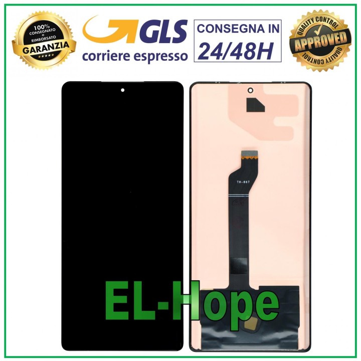 Écran LCD OLED pour Honor 70 FNE-AN00 FNE-NX9, e'cran tactile en verre noir