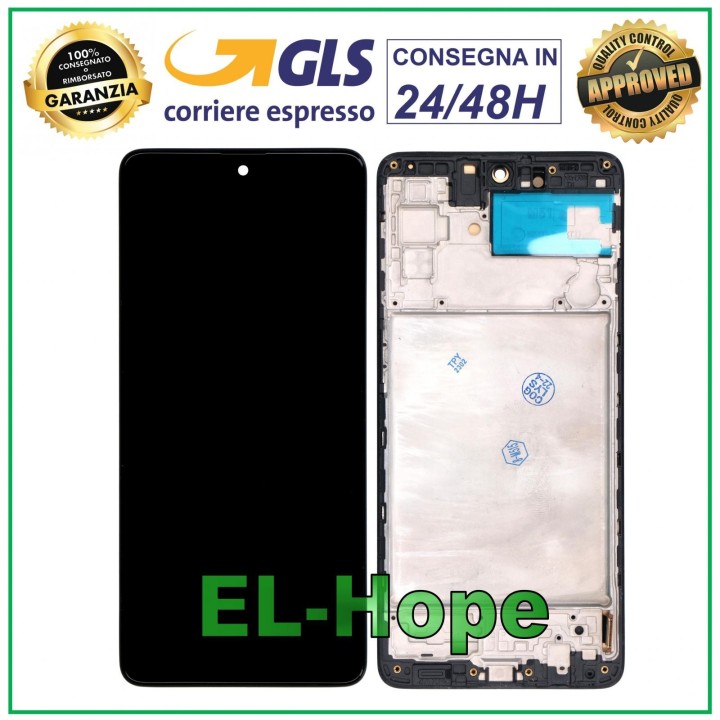 Cadre d e'cran LCD OLED pour Samsung Galaxy M51 2020 SM-M515 F, e'cran tactile en verre