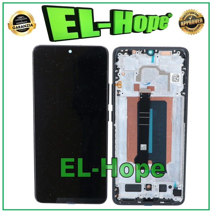 Écran LCD TFT pour Xiaomi Poco X6 Pro 5G 2311DRK48I, cadre en verre tactile noir