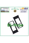 Compartiment pour carte nano SIM + micro SD pour VIVO Y76 V2124, boi'tier noir