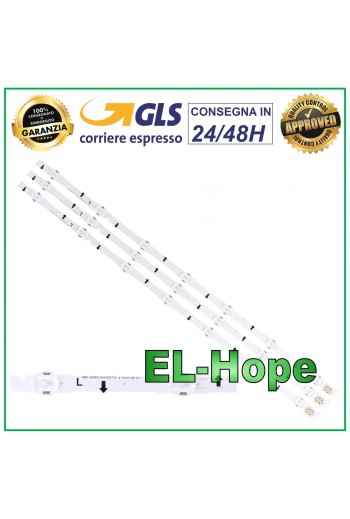 KIT DE 3 BARRES DE RUBAN LED POUR TV 32 SAMSUNG D4GE-320DC0-R2 2014SVS32HD LB658 650 mm