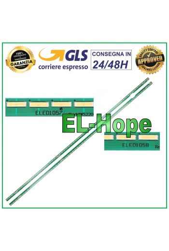 KIT DE 2 BARRES 60 LED POUR TV 55 LG ELED1057 6916L-2318A + ELED1058 6916L-2319A