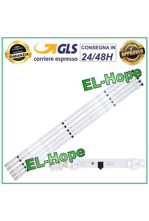 KIT 5 RUBAN 9 LED POUR TV 32 SAMSUNG LB25 2013XSS32H 9 REV1.8 130103 650mm