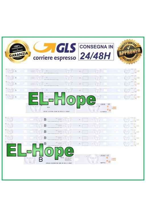 KIT 10 RUBANS LED POUR TV SONY 40 LB181(A) 2013SNY40A - LB182(B) 2013SNY40B