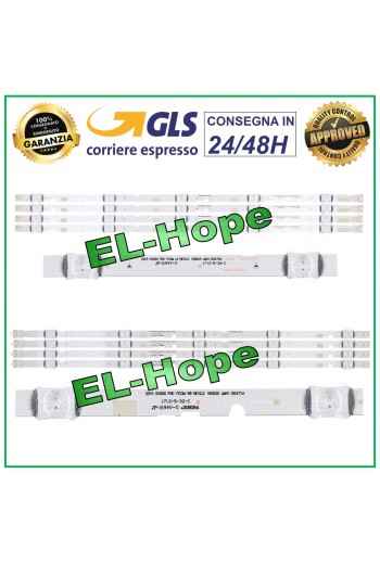 KIT 8 BARRES LED POUR TÉLÉVISEUR SAMSUNG 2015SVS50-FHD-FCOM-L5/R5 LB661 LB662 VSDN-490SMA