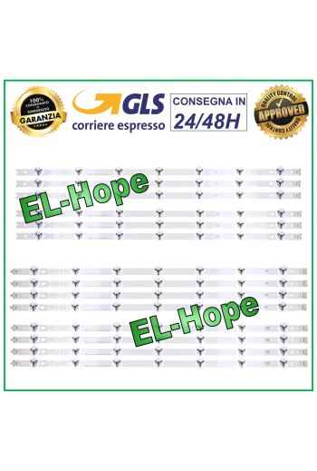 KIT 12 BARRES LED POUR TV 55 LG 6916L 1629A (L1) 1741A (L2) 1630A (R1) 1743A (R2)