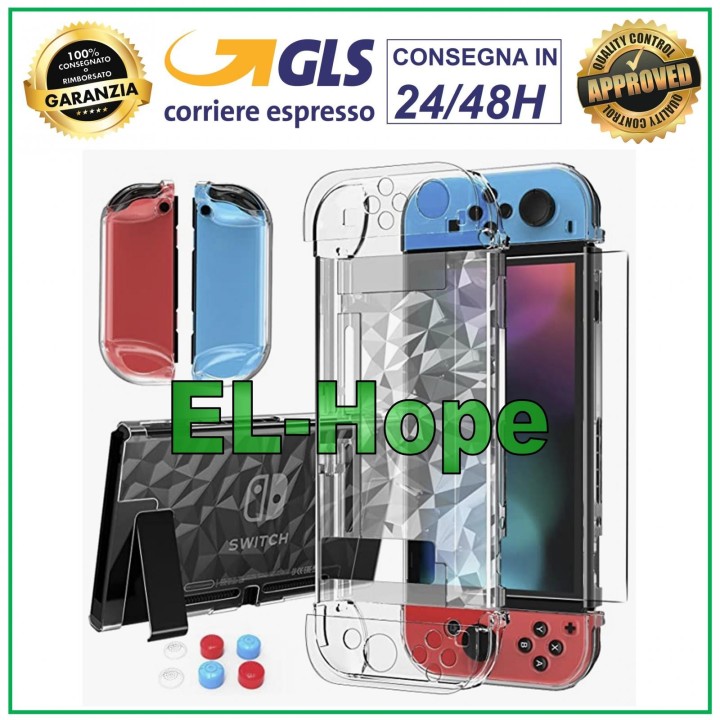 COQUE EN PVC TRANSPARENT ET ANTICHOC POUR NINTENDO SWITCH
