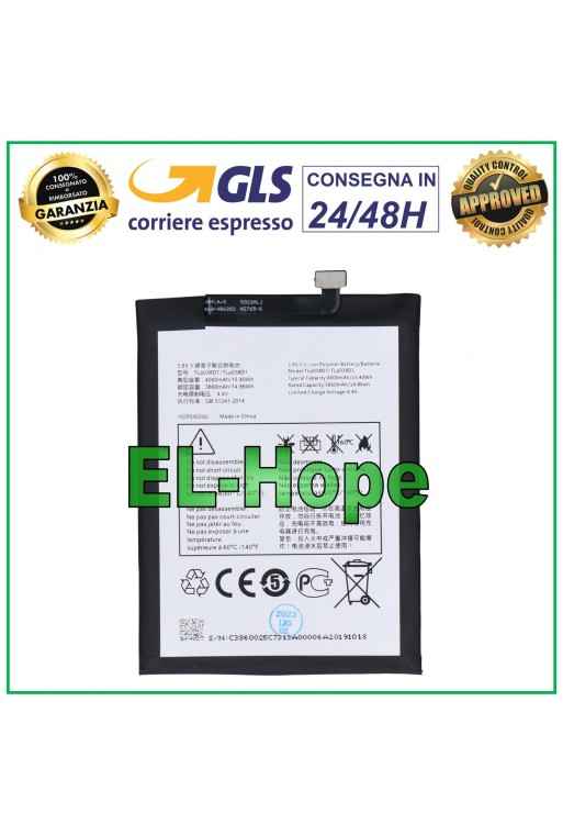 Batterie TLP038D7 / TLP038D1 pour Alcatel 1S 2020 5028D 5028Y, identique a' celle d origine