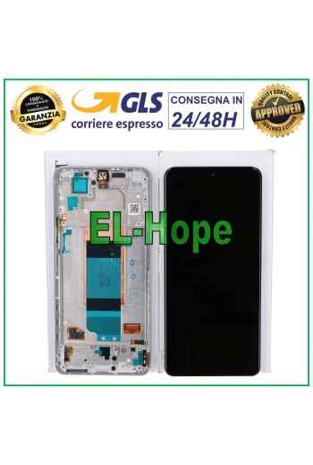Cadre d e'cran LCD tactile 100 % original pour Xiaomi Poco F4 2022, argent