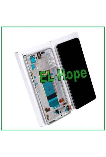 Cadre d e'cran LCD tactile 100 % original pour Xiaomi Poco F4 2022, argent