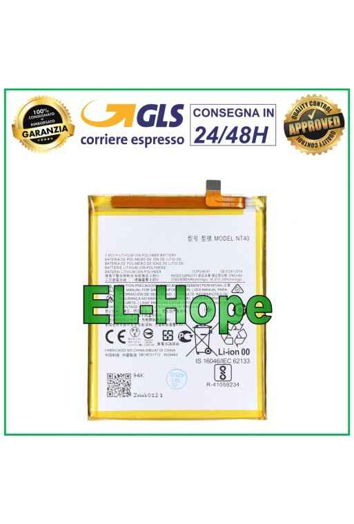 Batterie NT40 pour Motorola Moto E20 XT2155 / Moto G Pure XT2163-4, identique a' l original