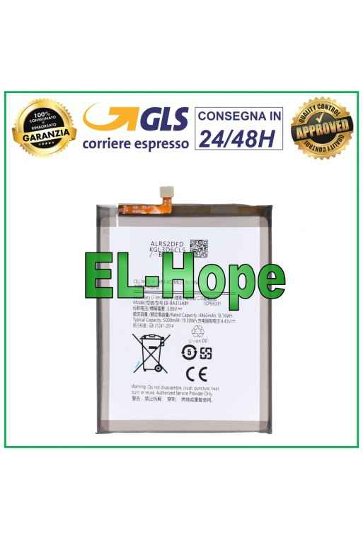 Batterie EB-BA315ABY pour Samsung Galaxy A31 SM-A315F 5000 mAh, e'quivalente a' l originale