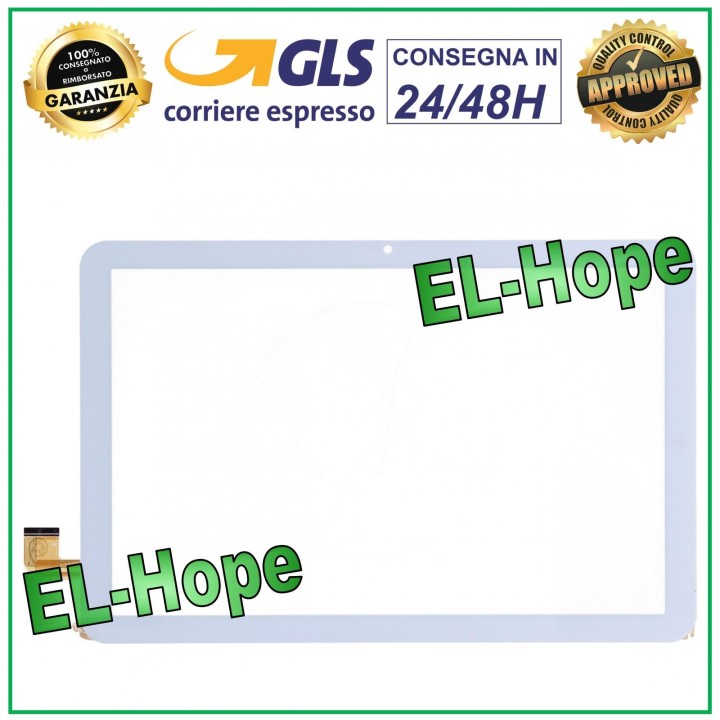 ÉCRAN TACTILE EN VERRE MEDIACOM SMARTPAD IYO 10 M-SP1HY4G M-SP1IY4G BLANC ORIGINAL