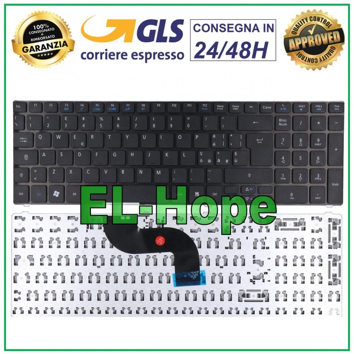 Clavier italien pour ordinateur portable eMACHINES se'rie E E442-V889 E440 E443 E640 E640G