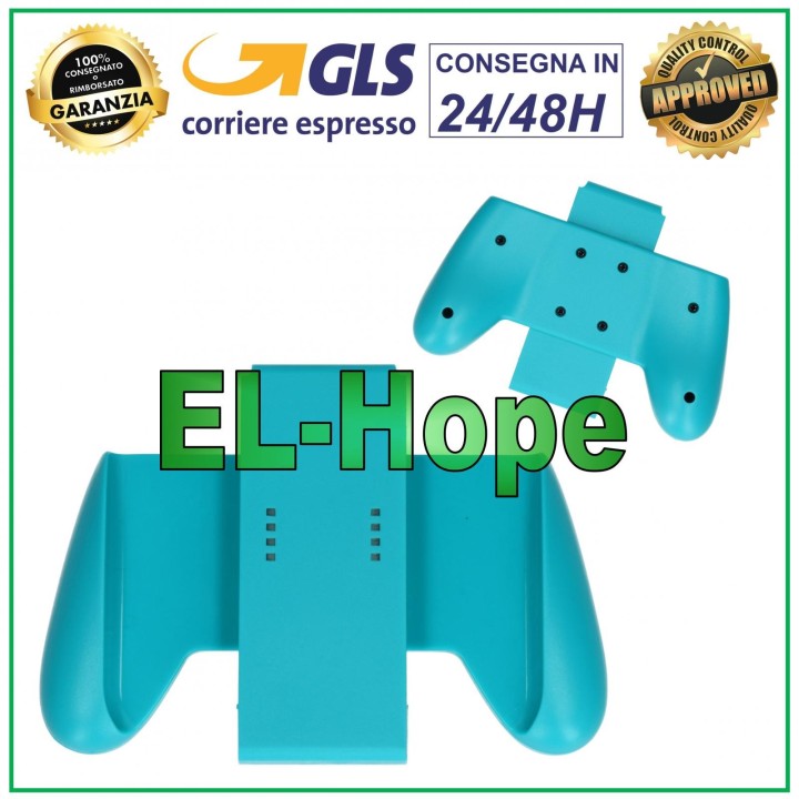 Poigne'e pour Joycon droite/gauche Nintendo Switch, accessoires bleus