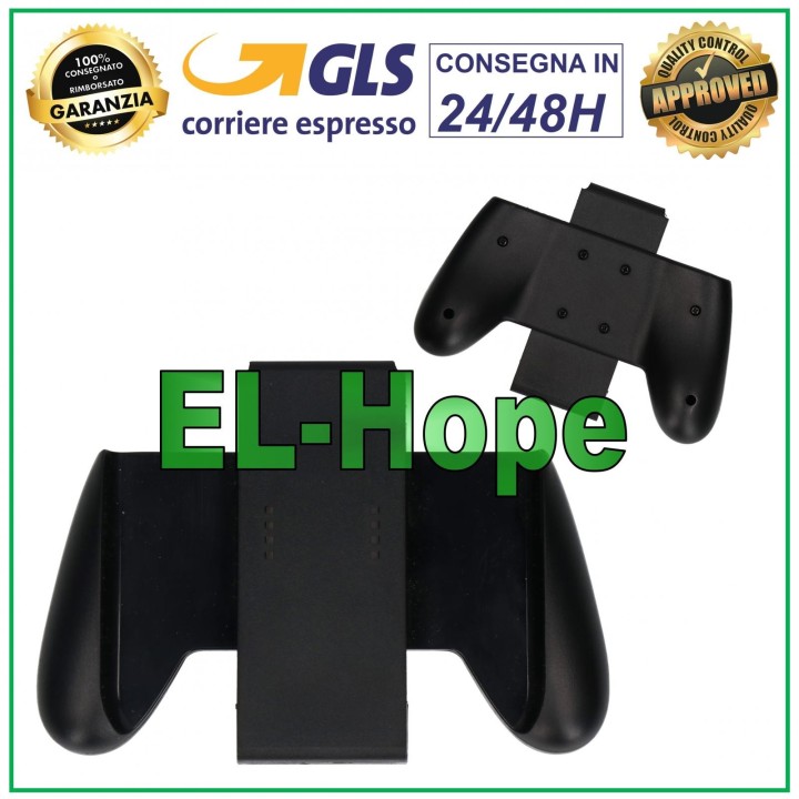 GRIP GRIP JOYCON DROITE GAUCHE ACCESSOIRES NINTENDO SWITCH NOIR