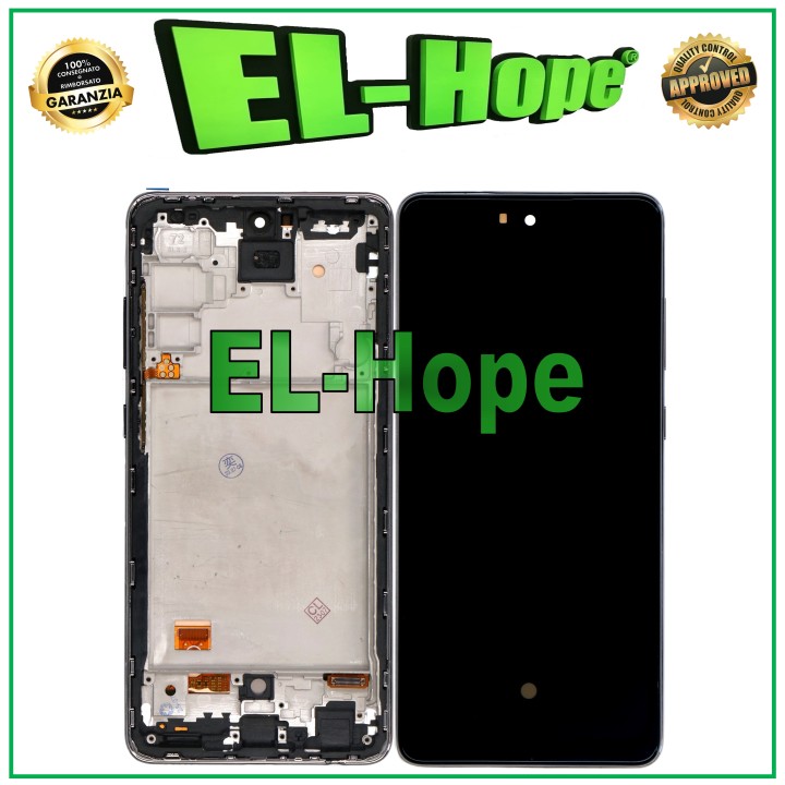 Écran LCD OLED + cadre pour Samsung Galaxy A72 SM A725 A726 Touch Glass noir