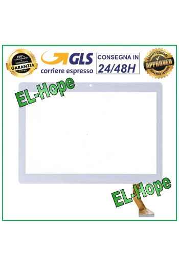ÉCRAN TACTILE EN VERRE DIVERSES MARQUES CODE PLAT ZY-1002A 10.1 ADHÉSIF DOUBLE FACE BLANC 