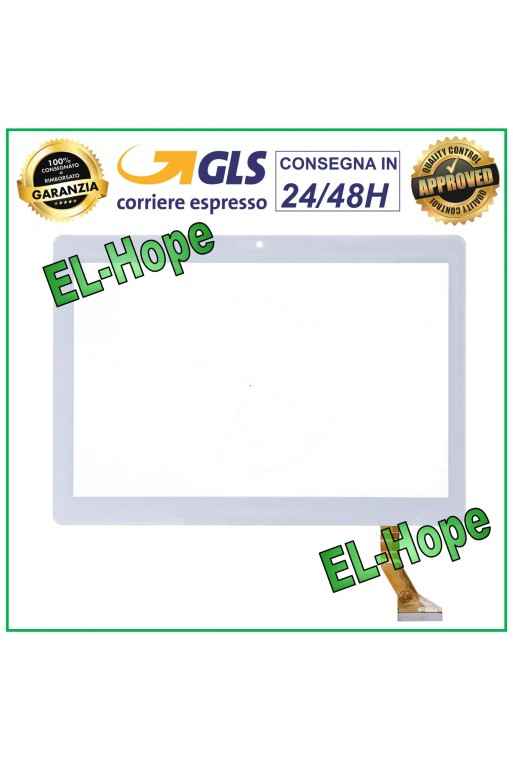 ÉCRAN TACTILE EN VERRE DIVERSES MARQUES CODE PLAT ZY-1002A 10.1 ADHÉSIF DOUBLE FACE BLANC 